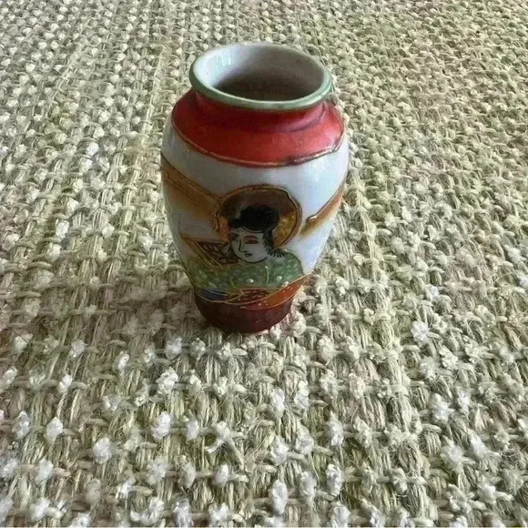 Small made in occupied Japan vase. Oriental vase, miniature, rare, vintage - Picture 1 of 4